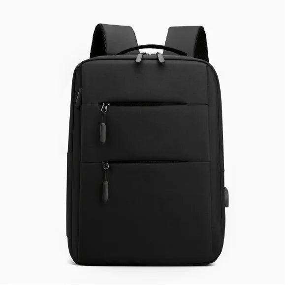 HOMEFISH Unisex Laptop Backpack, Multi-layer Zipper & Large Capacity, 13-15 Inch Business Travel Bag