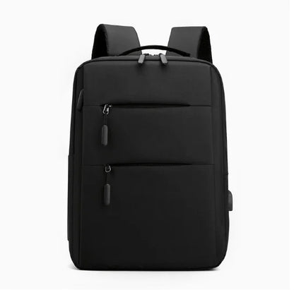 HOMEFISH Unisex Laptop Backpack, Multi-layer Zipper & Large Capacity, 13-15 Inch Business Travel Bag